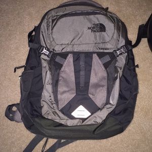 Grey north face backpack. Brand new!!